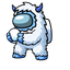 Among Us Blue Yeti Character default cursor