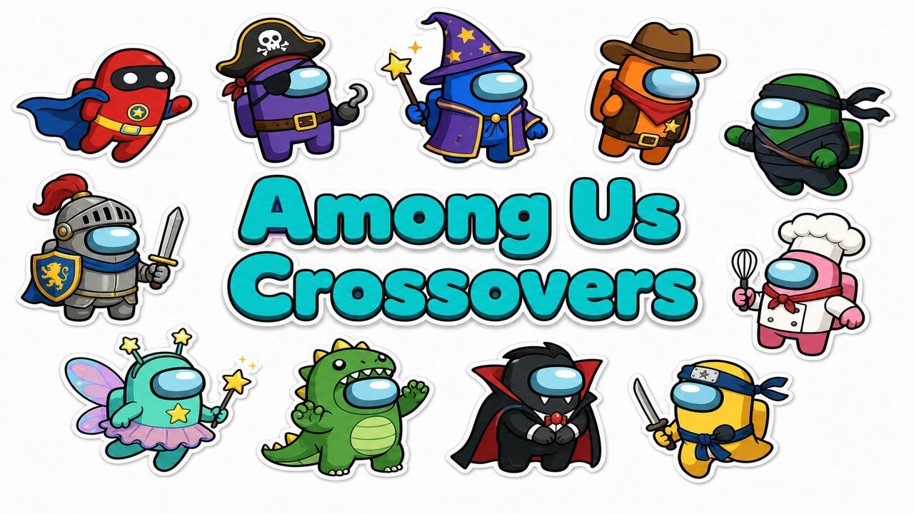Among Us Crossovers custom cursor collection preview