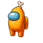 Among Us Fried Chicken pointer cursor