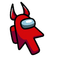 Among Us Red Devil Cursor default cursor