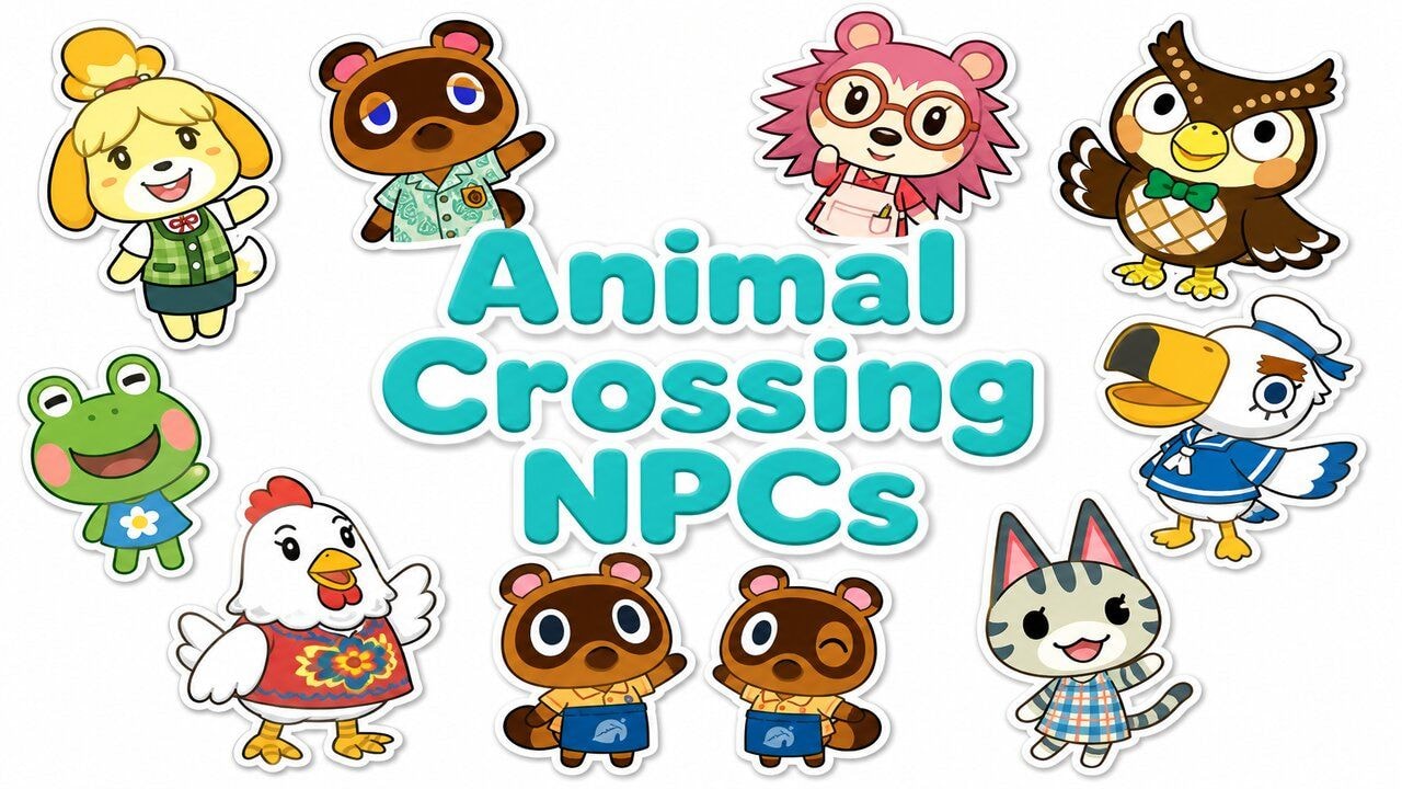 Animal Crossing NPCs custom cursor collection preview