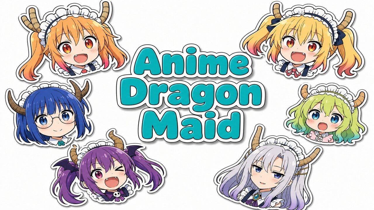 Anime Dragon Maid custom cursor collection preview