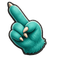 Aqua Plush Cyclops Cursor pointer cursor