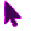 Arcane Magenta Pixel Cursor default cursor