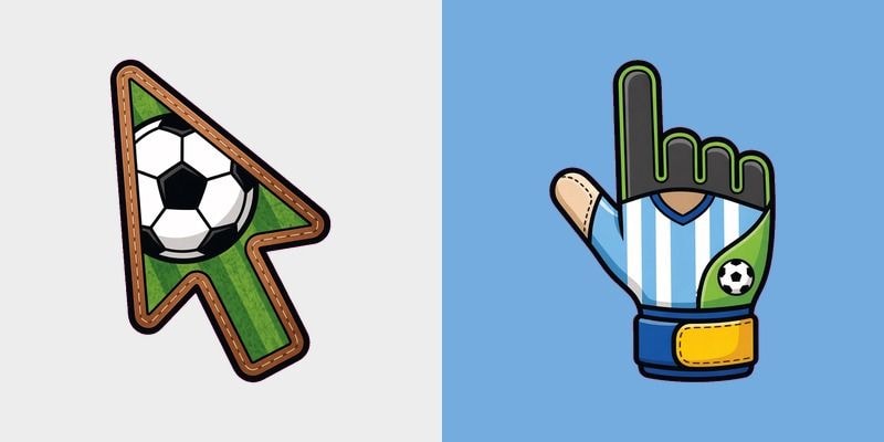 Argentina Soccer Cursor