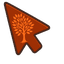 Autumn Tree Sienna default cursor