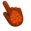 Autumn Tree Sienna pointer cursor