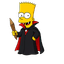 Bart Vampire Cursor pointer cursor