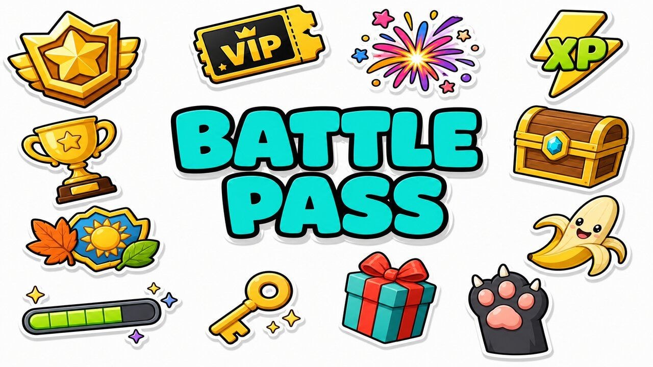 Battle Pass custom cursor collection preview