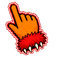 Beast Man Pixel Cursor pointer cursor