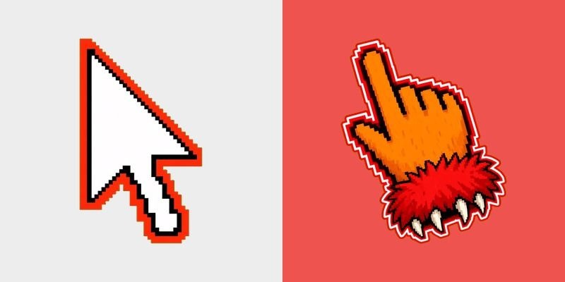 Beast Man Pixel Cursor
