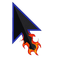 Benomaru Fire Cursor default cursor