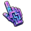 Bismuth Lattice Gem pointer cursor