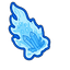 Blue Crystal Flame Cursor default cursor