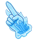 Blue Crystal Flame Cursor pointer cursor
