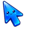 Blue Modern default cursor