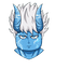 Blue Oni Frost Cursor pointer cursor