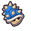 Blue Spiny Shell Cursor default cursor
