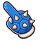 Blue Spiny Shell Cursor pointer cursor