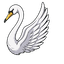 Bon Clay Swan Cursor default cursor
