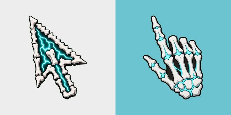 Bone Kaiju Blade Cursor