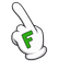 Bootleg Luigi Cursor pointer cursor