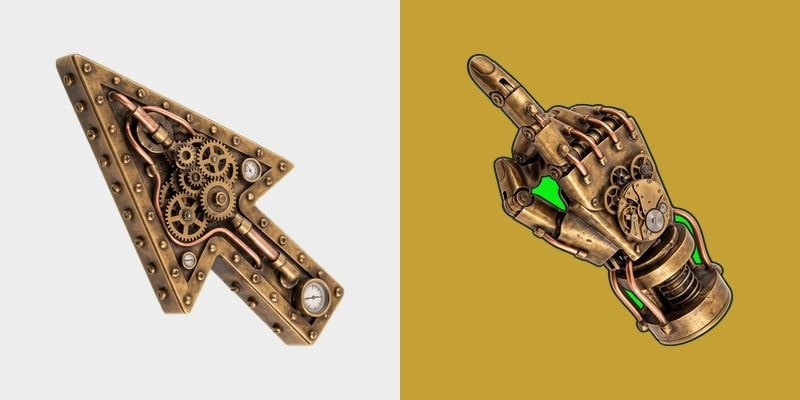 Brass Clockwork Cursor