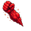 Bright Crimson Smash Cursor default cursor