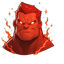 Bright Crimson Smash Cursor pointer cursor