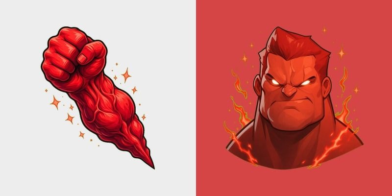 Bright Crimson Smash Cursor