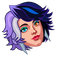 Bright Dual Gaze Moon Cursor default cursor