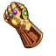 Bright Gold Gem Point pointer cursor