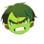 Bright Lime Rage Cub Cursor default cursor