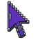 Bright Purple Arch Bow default cursor