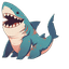 Bright Teal Chomp Cub Cursor default cursor