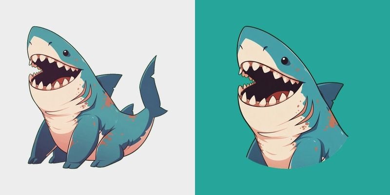 Bright Teal Chomp Cub Cursor cursor preview