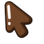 Brown Mustache default cursor