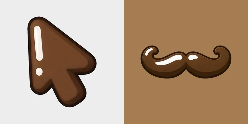 Brown Mustache
