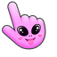Bubblegum Alien Kawaii pointer cursor