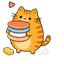 Bubbly Orange Tabby default cursor