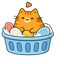 Bubbly Orange Tabby pointer cursor