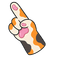 Calico Paw Cursor pointer cursor