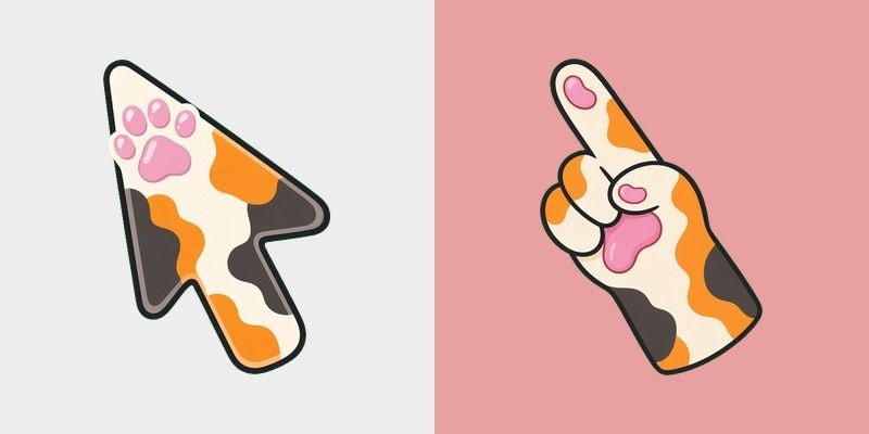 Calico Paw Cursor