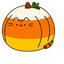 Candy Corn Cat Cursor default cursor
