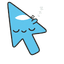 Capoo Sleep Cursor default cursor