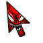 Carnage Face Cursor default cursor