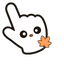 Chococat Autumn Leaf Cursor pointer cursor