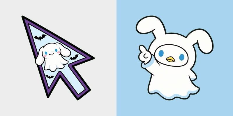 Cinnamoroll Ghost Cursor cursor preview