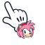 Classic Amy Rose Cursor pointer cursor