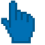 Azure pointer cursor